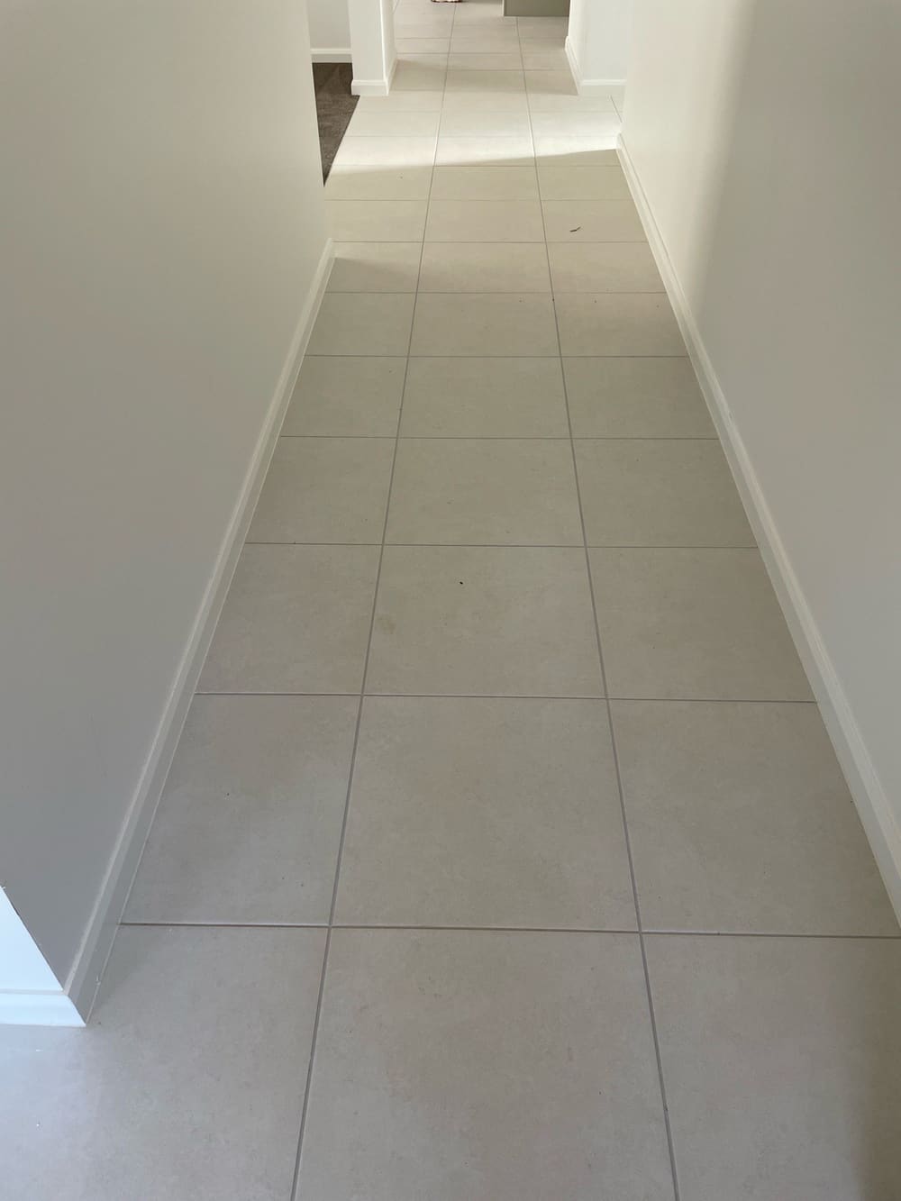The entry hallway was inspected to ensure it meets safety and drainage standards, South Ripley, Morayfield
