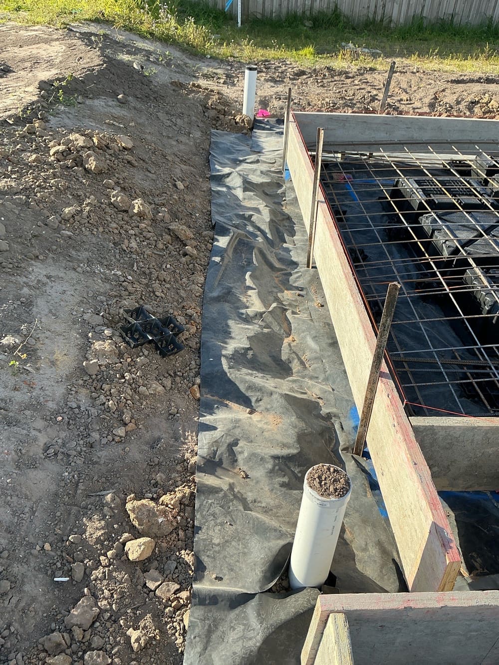 Visally fine, recorded during a slab pre-pour inspection in Morayfield